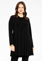 Tunic wide bottom knot detail DOLCE - black  - #1