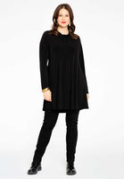 Tunic wide bottom knot detail DOLCE - black  - #2