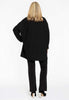 Pullover high neck RIB - black  - #3