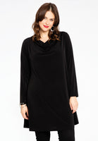 Tunic waterfall DOLCE - black - #1