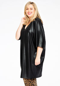 Dress wide SHINE - black - #1