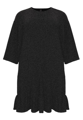 Dress frilled SPARKLE - black  - #4