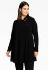Tuniek wide bottom met strass DOLCE - black