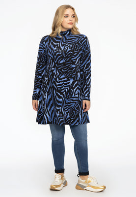 Tunic wide bottom turtleneck KAMEO - blue - #2