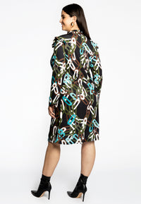 Dress grandad collar AMY - black - #3
