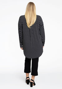 Blouse wide POLKADOT - black - #3