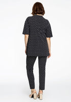 Tunic flare pearls POLKADOT - black  - #3