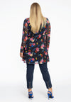 Tunic wide bottom FLOWERDOT - black - #3