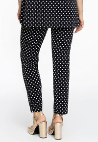 Pencil trousers POLKADOT - black - #3