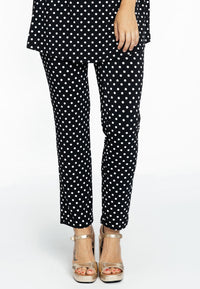 Pencil trousers POLKADOT - black - #1