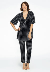 Pencil trousers POLKADOT - black - #2