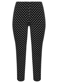 Pencil trousers POLKADOT - black - #4