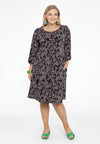 Dress puffed sleeves RUBY - black
