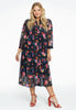 Dress buttoned FLOWERDOT - black  - #2