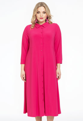 Dress-blouse long DOLCE - pink - #1