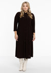 Dress-blouse long DOLCE - brown