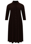 Dress-blouse long DOLCE - brown - #4