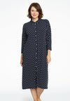 Blouse midi POLKADOT - blue - #1