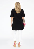 Tunic wide bottom buttoned DOLCE - black  - #3