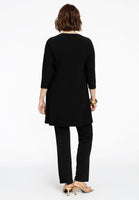 Tunic wide bottom ribbon DOLCE - black - #3