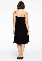 Dress spaghetti lace neck DOLCE - black  - #3