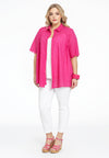 Blouse A-line broderie anglaise - pink