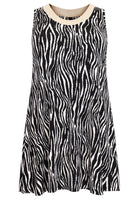 Singlet wide bottom ZEBRA - black  - #4