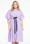 Dress broderie anglaise - light purple