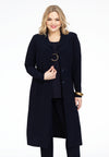 Blazer extra lang dolce - blauw