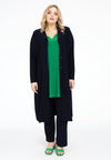 Blazer extra lang dolce - blauw