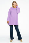 Pull square cashmere - light purple