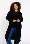 Cardigan long Woolmix - black