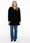 Pullover V-neck - black