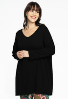 Pull v-neck cashmere - black - #1