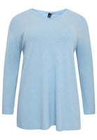 Pull v-neck cashmere - light blue - #4