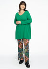 Pull v-neck cashmere - green - #2