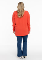 Pull v-neck cashmere - orange  - #3