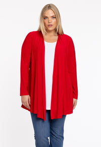 Cardigan short pleated DOLCE - red - #1