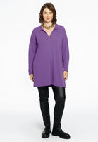 Pullover polo collar - purple - #2