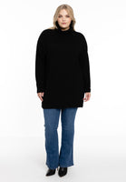 Pullover high neck rib - black - #2