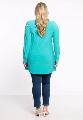 Blouse A-line DOLCE - turquoise - #3