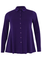 Blouse short A-line DOLCE - purple - #4