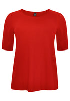 Shirt relax DIAGONAL - red  - #1