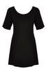 Tunic wide bottom VISCOSE - black - #4