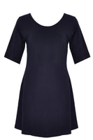 Tunic wide bottom VISCOSE - blue - #4