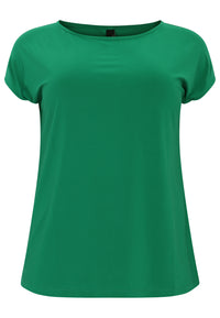 T-shirt cap sleeves DOLCE - green - #4