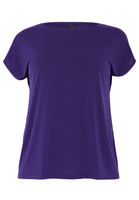 T-shirt cap sleeves DOLCE - purple - #4