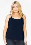 Singlet spaghetti bandjes dolce - blauw