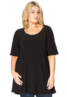 Tunic flare DOLCE - black - #1