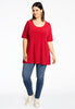 Tunic flare DOLCE - red  - #2